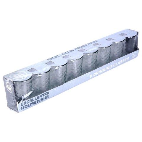 Szklanki Zestaw 8 szt. 200 ml EXCELLENT HOUSEWARE Zdobione do Zmywarki