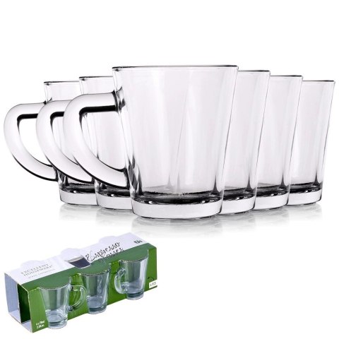 Szklanki do Espresso Zestaw 6 szt. 70 ml EXCELLENT HOUSEWARE z Uchwytem