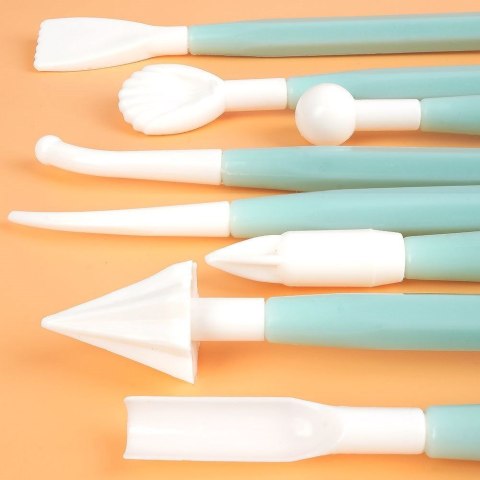 Szpatułki do Dekoracji Tortów Zestaw 8 el. VILDE do Mas Cukierniczych