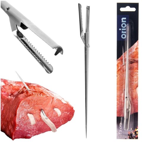 Szpikulec do Mięsa Rolady Stalowy 19 cm ORION Igła do Szpikowania