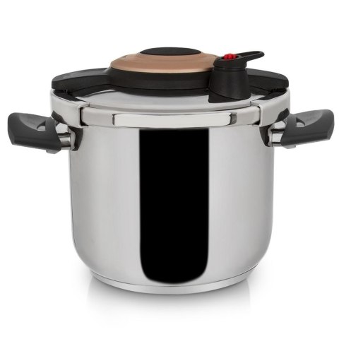 Szybkowar Stalowy Ciśnieniowy Solidny z Automatycznym Zamykaniem ORION 5 l