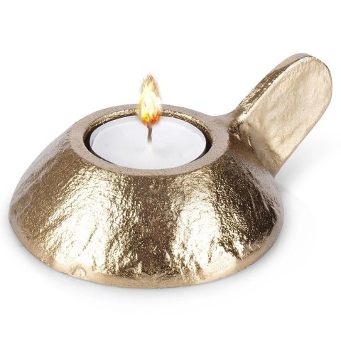 Świecznik na Tealight Aluminium Złoty HOME STYLING COLLECTION LOFT