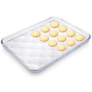 Taca Żaroodporna Szklana 33,5 x 24,5 cm Borokrzemowe do Zmywarki ORION