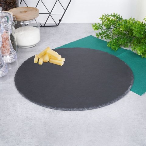 Taca do Serwowania Kamienna Łupek Okrągła 30 cm EXCELLENT HOUSEWARE