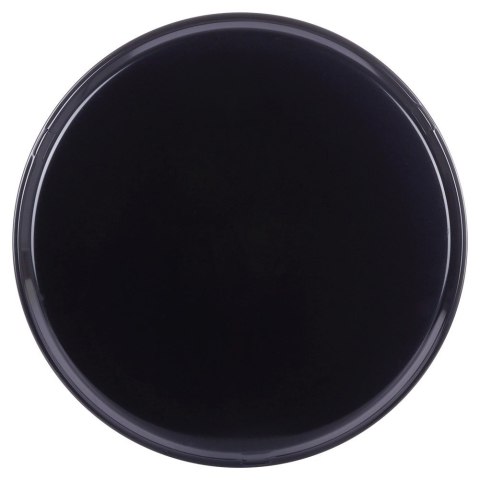 Taca do Serwowania Kelnerska Antypoślizgowa Czarna Okrągła VILDE 35 cm