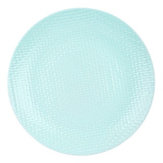 Talerz Deserowy Ceramiczny Zielony RELIEF 21 cm ORION Pastelowy