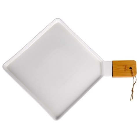Talerz Taca do Serwowania Sałatek Przekąsek Porcelana NAVA 44,5x35 cm