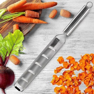 Tarka Kuchenna Płaska Stalowa 38 cm ORION Plastry Etui Ochronne