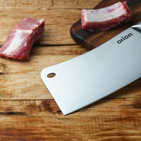 Tasak Nóż do Mięsa Kości Warzyw Stalowy Rzeźniczy Kuchenny Duży ORION 32 cm