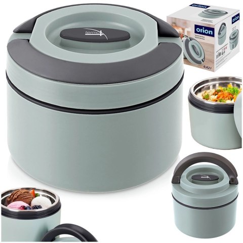 Termos Obiadowy TERMO Szczelny 620 ml ORION Zielony Mały Idealny na Porcję Zupy