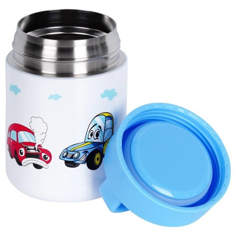 Termos Obiadowy Termiczny Stalowy Dziecięcy dla Dzieci Autka ORION 450ml