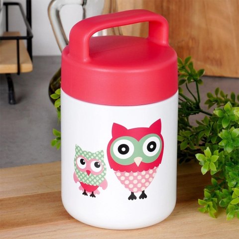 Termos Obiadowy Termiczny Stalowy Dziecięcy dla Dzieci Sowa ORION 450ml