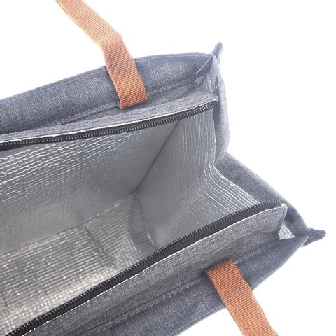 Torba Termiczna Termoizolacyjna Szara do Żywności Napojów Solidna ORION 14l