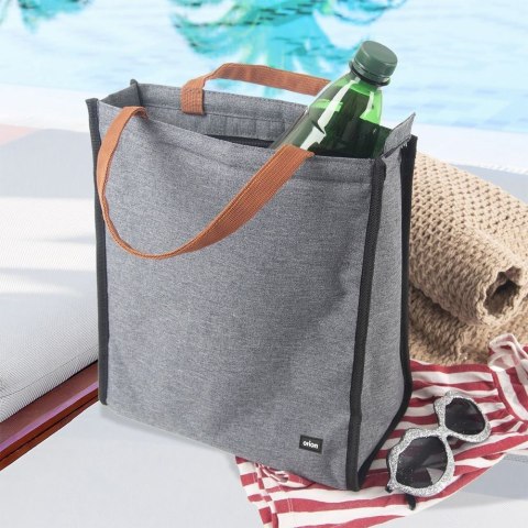 Torba Termiczna na Jedzenie Lunch Śniadaniowa ORION Szara 7 L