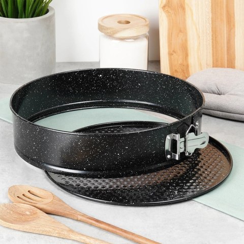 Tortownica Rozpinana Granitowa 28 cm VILDE Stal Nieprzywierająca do Ciast