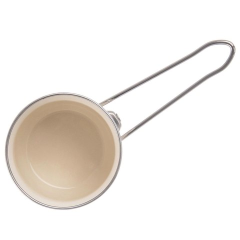 Tygielek do Kawy Emaliowany 600 ml ORION TONCA Kremowy Indukcja