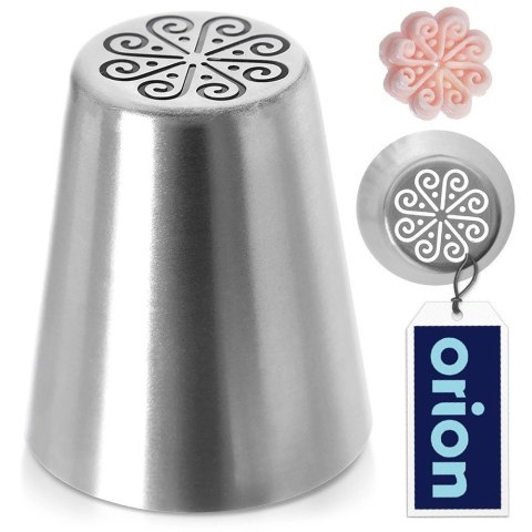 Tylka Cukiernicza Stalowa Kwiatek ORION Dekoracyjna do Tworzenia Wzorów
