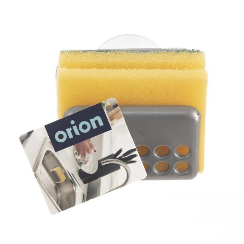 Uchwyt na Gąbkę Kuchenną z Przyssawką Solidny ORION w Zestawie Gąbka
