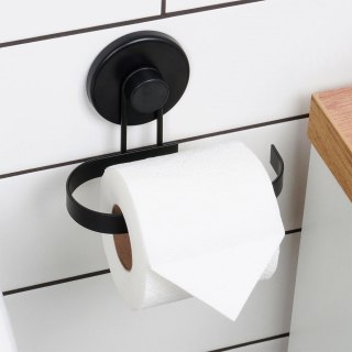 Uchwyt na Papier Toaletowy Metalowy BATHROOM na Przyssawkę 14 x 11 cm