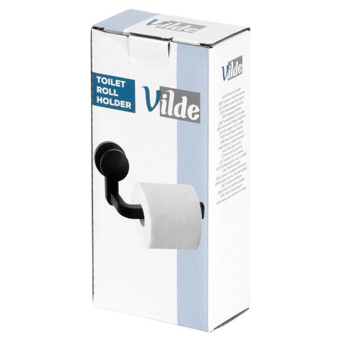 Uchwyt na Papier Toaletowy Solidny VILDE Montaż na Przyssawkę 16,5 x 9,5 cm