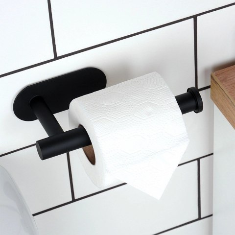 Uchwyt na Papier Toaletowy Stal Nierdzewna VILDE Montaż Taśma 16,5 x 7.7 cm