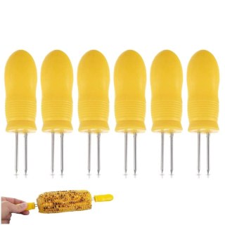 Uchwyty do Kukurydzy Zestaw 6 szt. Stal Nierdzewna ORION do Gorącej Kolby