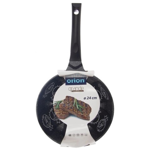 Uniwersalna Patelnia do Smażenia Granitowa Głęboka Gaz Indukcja ORION 24 cm