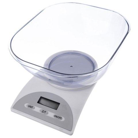 Waga Kuchenna Elektroniczna z Miską Cyfrowy Wyświetlacz ORION 5 kg