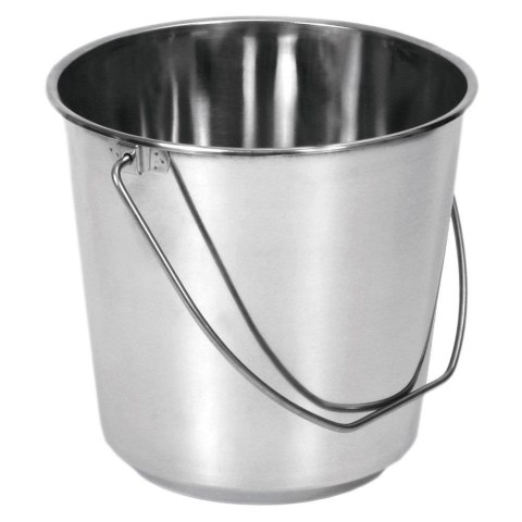 Wiadro Stalowe Nierdzewne Metalowe Ogrodowe ORION 5 L