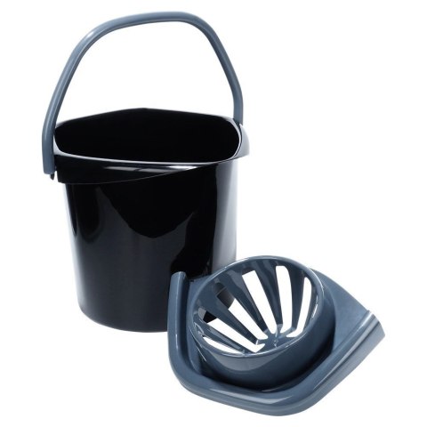 Wiadro do Mopa z Wyciskaczem 10 L VILDE Poręczny Uchwyt 33 x 30,5 cm