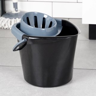 Wiadro do Mopa z Wyciskaczem 14 L VILDE Wygodna Wylewka 37 x 34 cm