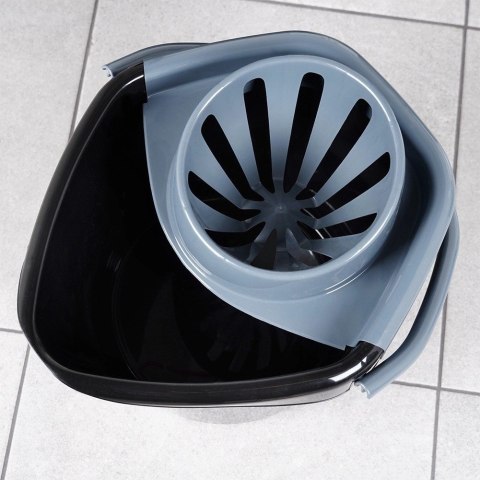 Wiadro do Mopa z Wyciskaczem 14 L VILDE Wygodna Wylewka 37 x 34 cm