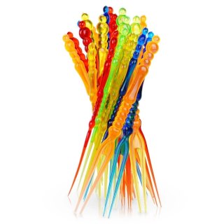 Widelczyki do Przekąsek 25 szt. ORION Wielorazowe Plastik 10,5 cm