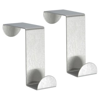 Wieszak na Drzwi Stal Nierdzewna ORION Zestaw 2 szt. Bezinwazyjny