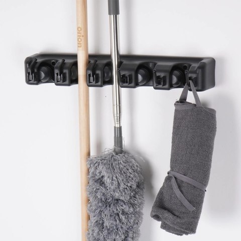 Wieszak na Mopa Ścienny VILDE 5 Automatycznych Uchwytów 41 cm