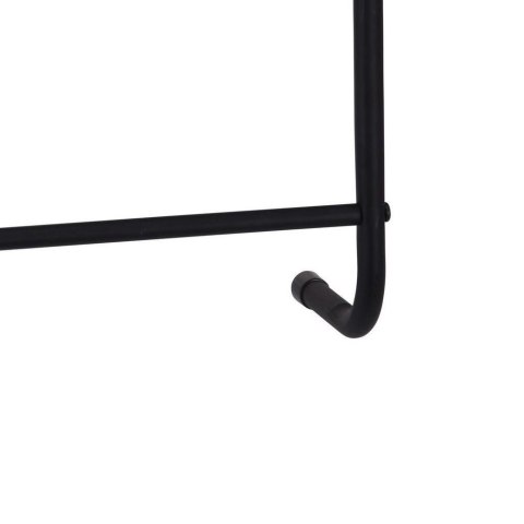 Wieszak na Ręczniki Metalowy Czarny Naścienny BATHROOM SOLUTIONS 73x44,5 cm