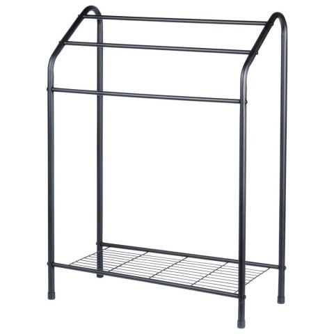 Wieszak na Ręczniki Ubrania VILDE Stojący Metalowy Półka 82,5 cm