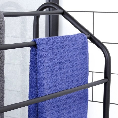 Wieszak na Ręczniki Ubrania VILDE Stojący Metalowy Półka 82,5 cm