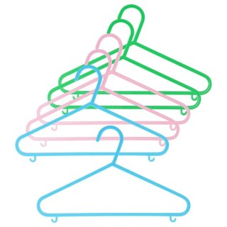 Wieszaki na Ubrania Dziecięce 6 szt STORAGE SOLUTIONS Wytrzymałe 29 x 17 cm