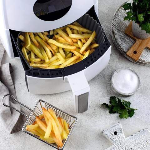 Wkład do Frytkownicy Air Fryer 1 szt. HIT Silikonowy Szary Okrągły 20 cm
