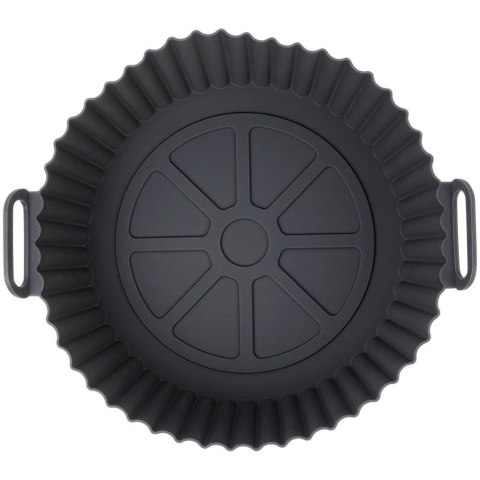 Wkład do Frytkownicy Air Fryer 1 szt. HIT Silikonowy Szary Okrągły 20 cm