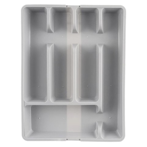 Wkład na Sztućce do Szuflady ORION Szary Rozsuwany 27,5-44 cm