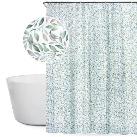 Wodoodporna Zasłona Prysznicowa Łazienkowa BATHROOM SOLUTIONS 180 x 200 cm