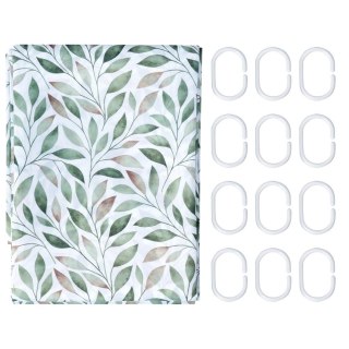 Wodoodporna Zasłona Prysznicowa Łazienkowa BATHROOM SOLUTIONS 180 x 200 cm