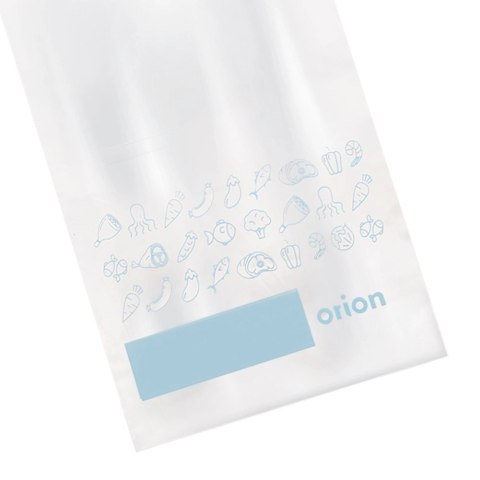 Woreczki Strunowe do Żywności 25 szt. ORION 20 x 12 cm z Miejscem na Opis
