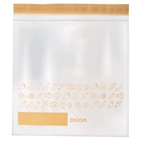 Woreczki Strunowe do Żywności 25 szt. ORION 20 x 18 cm z Miejscem na Opis