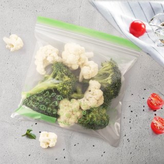 Woreczki Strunowe do Żywności 25 szt. ORION 25 x 24 cm z Miejscem na Opis