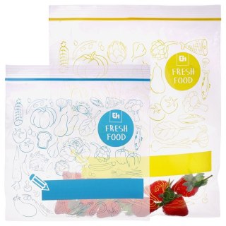 Woreczki Strunowe do Żywności 40 szt. EXCELLENT HOUSEWARE Dwa Rozmiary