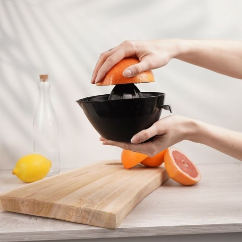 Wyciskacz do Cytrusów 19 x 15 x 12cm Tworzywo Czarny Solidny Trwały VILDE