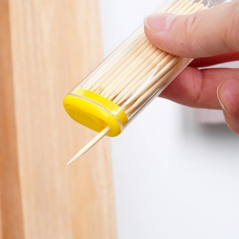 Wykałaczki Bambusowe 6,5 cm 60 szt. Drewniane Solidne Trwałe ORION